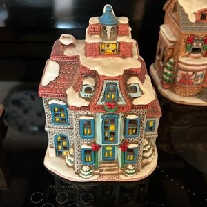 Colonial village The Greystone House.